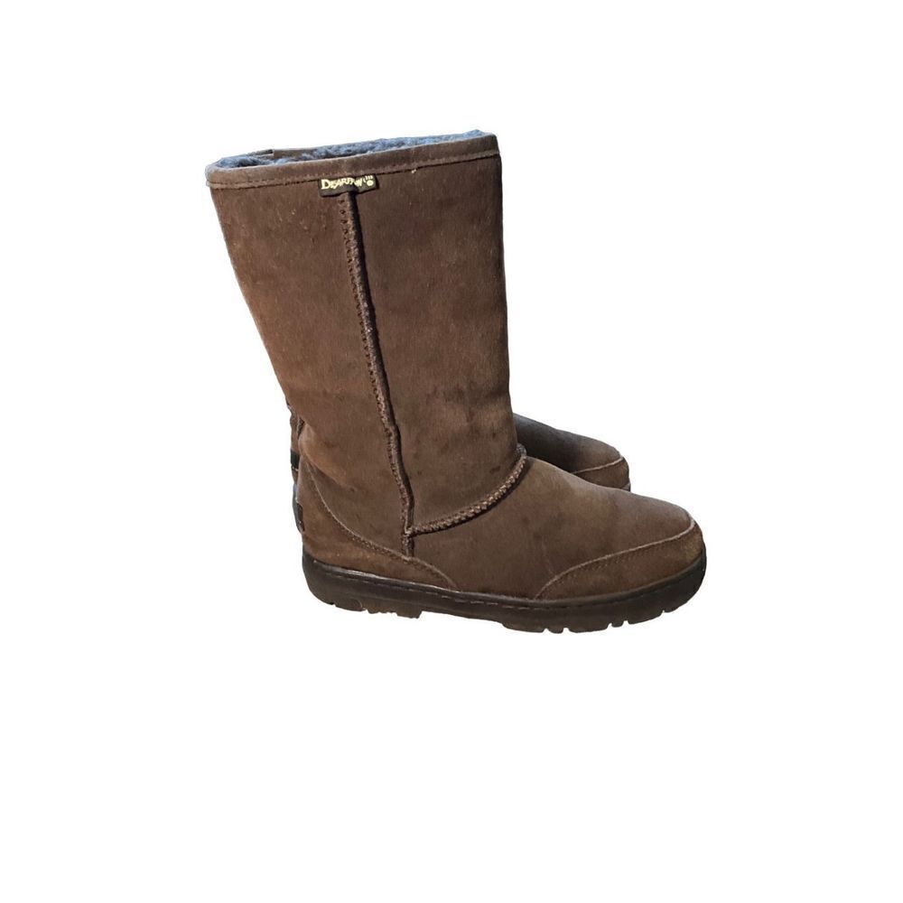 Bearpaw Brown Traction Style Sherpa Boots